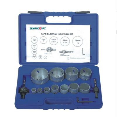 Good price HSS 14 Hole Saw 19mm 29mm 44mm 57mm Steel Cutting Hole Saw online
