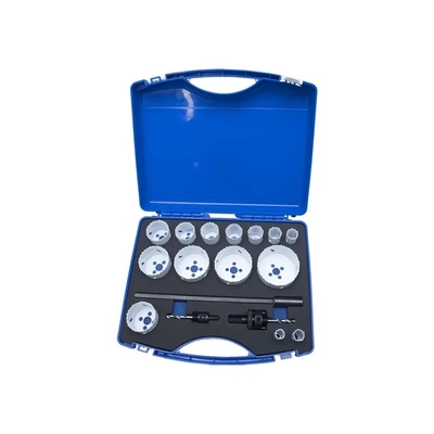 Good price 17 Piece Hole Saw Kit 64HRC-69HRC Metal Holesaw For Stainless Steel online