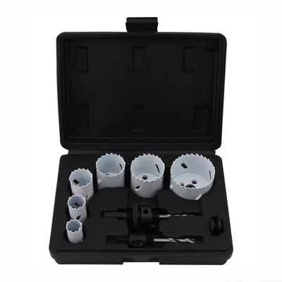 Good price 9PCs Bi Metal Hole Saw 22mm-64mm Hole Saw M42 HSS Co8% Teeth Material online
