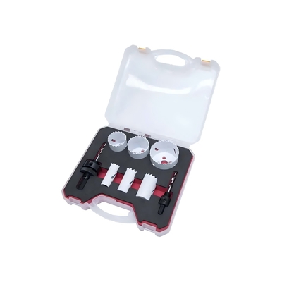 Good price 8PCS Metal Hole Saw Kit M42 14mm-210mm HSS Steel Hole Saw 64-69HRC online
