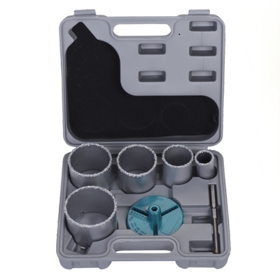 Good price 7PCs Tungsten Carbide Gritted Hole Saw 25mm Tungsten Hole Saw Kit online