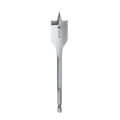Good price OEM 1 Inch Flat Drill Bit 250mm Wood Flat Bit Quick Change Hex Shank online